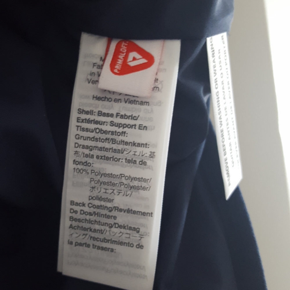 J Crew Navy Blue Excursion Puffer quilted Vest AC640 - Picture 8 of 9